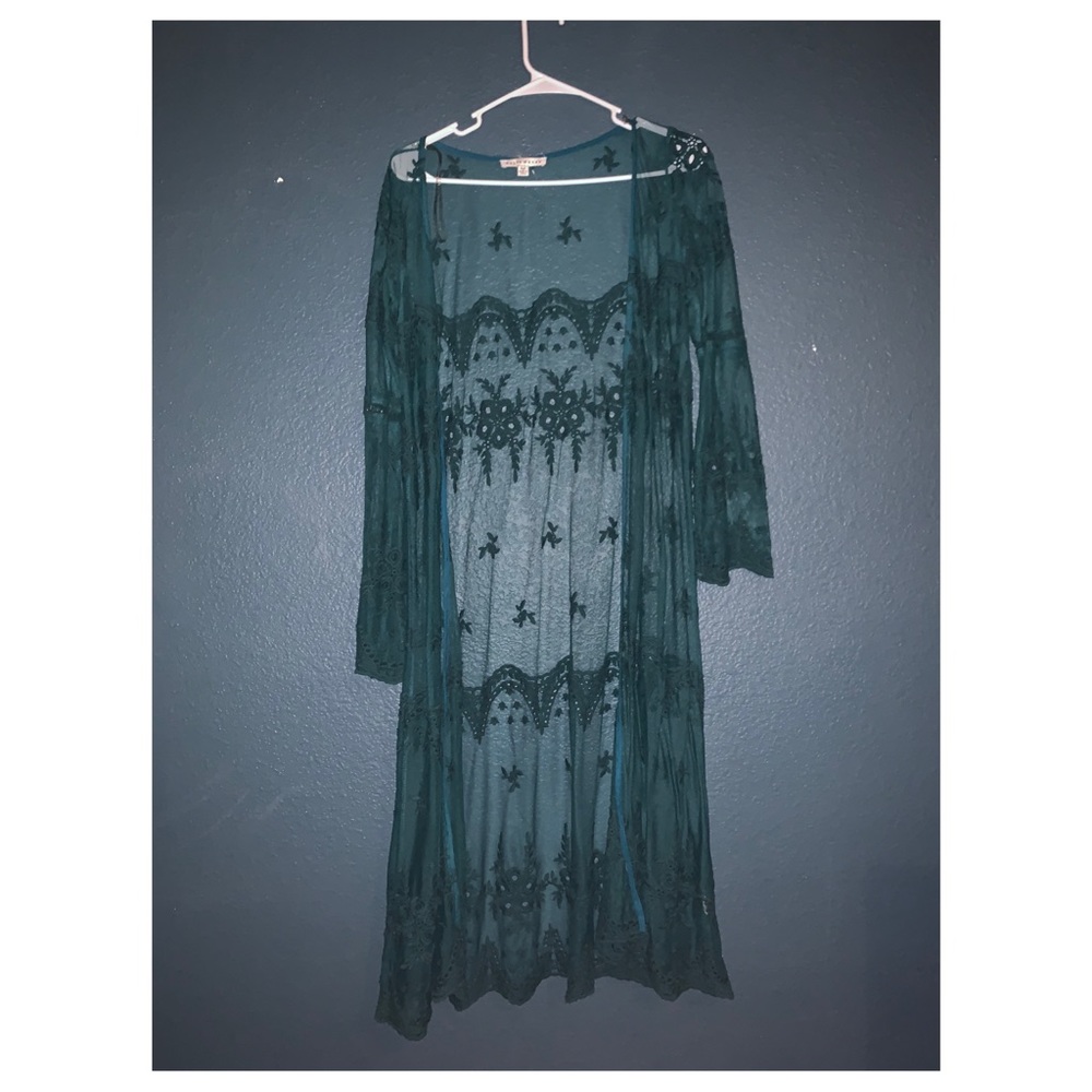 Teal kimono